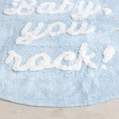 Lorena Canals Dywan bawełniany Baby, you rock!, Mr Wonderful & Lorena Canals Lorena Canals Dywan bawełniany Baby, you rock!, Mr Wonderful & Lorena Canals
