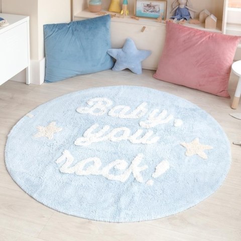 Lorena Canals Dywan bawełniany Baby, you rock!, Mr Wonderful & Lorena Canals Lorena Canals Dywan bawełniany Baby, you rock!, Mr Wonderful & Lorena Canals