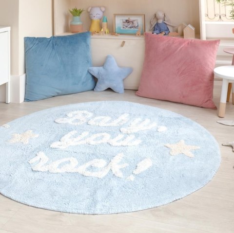 Lorena Canals Dywan bawełniany Baby, you rock!, Mr Wonderful & Lorena Canals Lorena Canals Dywan bawełniany Baby, you rock!, Mr Wonderful & Lorena Canals