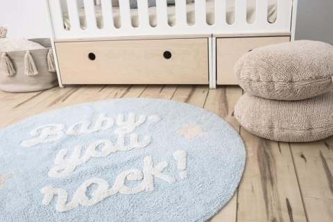 Lorena Canals Dywan bawełniany Baby, you rock!, Mr Wonderful & Lorena Canals Lorena Canals Dywan bawełniany Baby, you rock!, Mr Wonderful & Lorena Canals