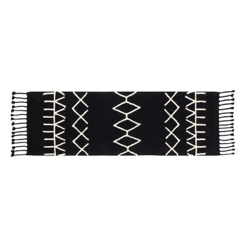 Lorena Canals Dywan bawełniany Bereber Black P 80 x 230 cm Lorena Canals Dywan bawełniany Bereber Black P 80 x 230 cm