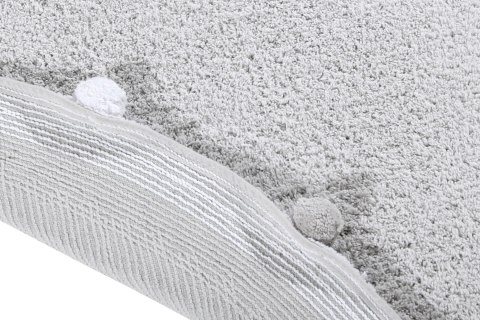Lorena Canals Dywan bawełniany Bubbly Light Grey Ø 120 cm Lorena Canals Dywan bawełniany Bubbly Light Grey Ø 120 cm