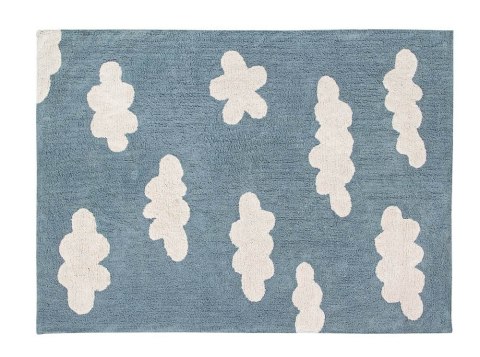 Lorena Canals Dywan bawełniany Clouds Vintage Azul 120 x 160 cm Lorena Canals Dywan bawełniany Clouds Vintage Azul 120 x 160 cm