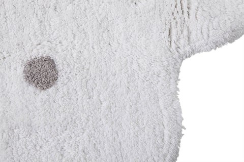 Lorena Canals Dywan bawełniany Galletita Blanco/White Ø 140 cm Lorena Canals Dywan bawełniany Galletita Blanco/White Ø 140 cm