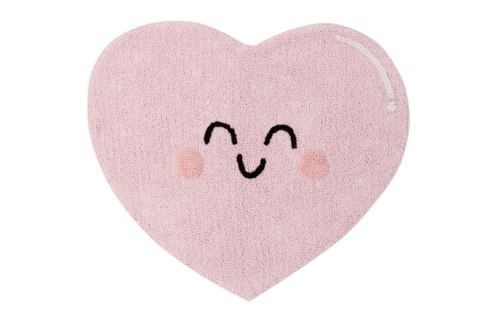 Lorena Canals Dywan bawełniany Happy Heart, Mr Wonderful & Lorena Canals 90x105 cm Lorena Canals Dywan bawełniany Happy Heart, Mr Wonderful & Lorena Canals 90x105 cm
