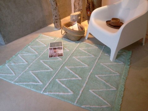Lorena Canals Dywan bawełniany Hippy Mint 120 x 160 cm Lorena Canals Dywan bawełniany Hippy Mint 120 x 160 cm