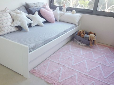 Lorena Canals Dywan bawełniany Hippy Soft Pink 120 x 160 cm Lorena Canals Dywan bawełniany Hippy Soft Pink 120 x 160 cm