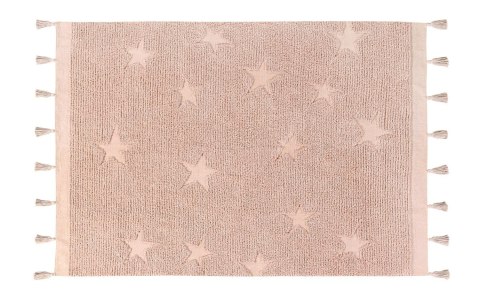 Lorena Canals Dywan bawełniany Hippy Stars Vintage Nude 120 x 175 cm Lorena Canals Dywan bawełniany Hippy Stars Vintage Nude 120 x 175 cm