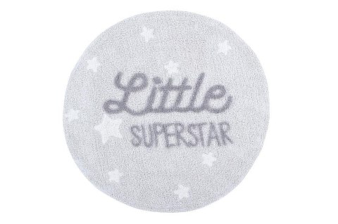 Lorena Canals Dywan bawełniany Little Superstar, Mr Wonderful & Lorena Canals Ø 120 cm Lorena Canals Dywan bawełniany Little Superstar, Mr Wonderful & Lorena Canals Ø 120 cm