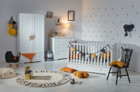 Lorena Canals Dywan bawełniany Round ABC Natural Negro Ø 150 cm Lorena Canals Dywan bawełniany Round ABC Natural Negro Ø 150 cm