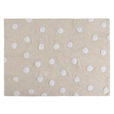 Lorena Canals Dywan bawełniany Topos Crema/Beige 120 x 160 cm Lorena Canals Dywan bawełniany Topos Crema/Beige 120 x 160 cm