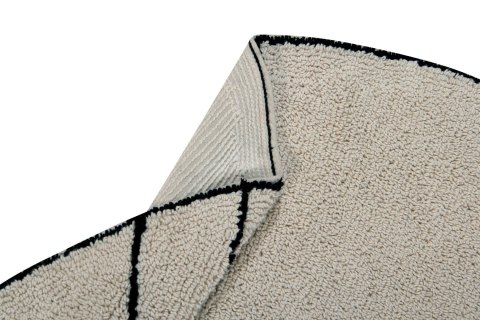 Lorena Canals Dywan bawełniany Trace Beige Ø 160 cm Lorena Canals Dywan bawełniany Trace Beige Ø 160 cm