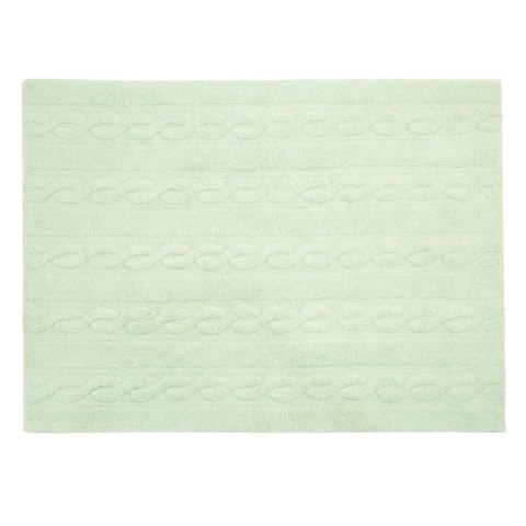Lorena Canals Dywan bawełniany Trenzas Soft Mint 120 x 160 cm Lorena Canals Dywan bawełniany Trenzas Soft Mint 120 x 160 cm