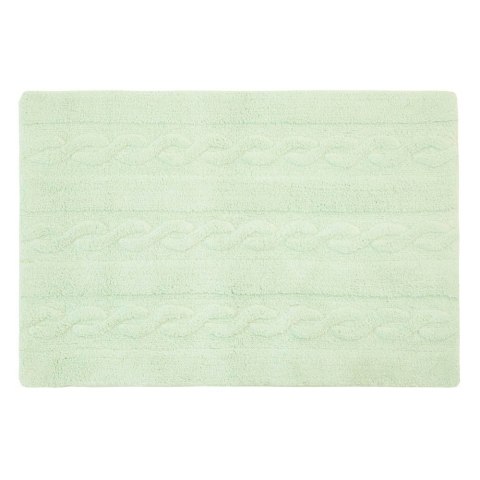 Lorena Canals Dywan bawełniany Trenzas Soft Mint Small 80 x 120 cm Lorena Canals Dywan bawełniany Trenzas Soft Mint Small 80 x 120 cm