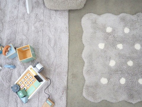 Dywan Bawełniany Mini Biscuit Pearl Grey 70x100 cm Lorena Canals Dywan Bawełniany Mini Biscuit Pearl Grey 70x100 cm Lorena Canals