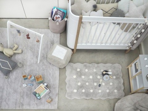 Dywan Bawełniany Mini Biscuit Pearl Grey 70x100 cm Lorena Canals Dywan Bawełniany Mini Biscuit Pearl Grey 70x100 cm Lorena Canals