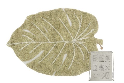 Dywan Bawełniany Mini Monstera 75x100 cm Lorena Canals Dywan Bawełniany Mini Monstera 75x100 cm Lorena Canals