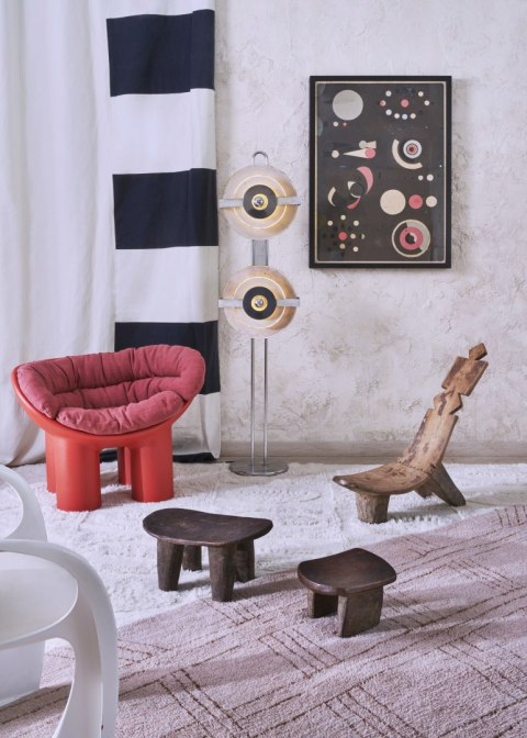 Dywan Wełniany Shuka Dusty Pink 170x240 cm Lorena Canals Dywan Wełniany Shuka Dusty Pink 170x240 cm Lorena Canals