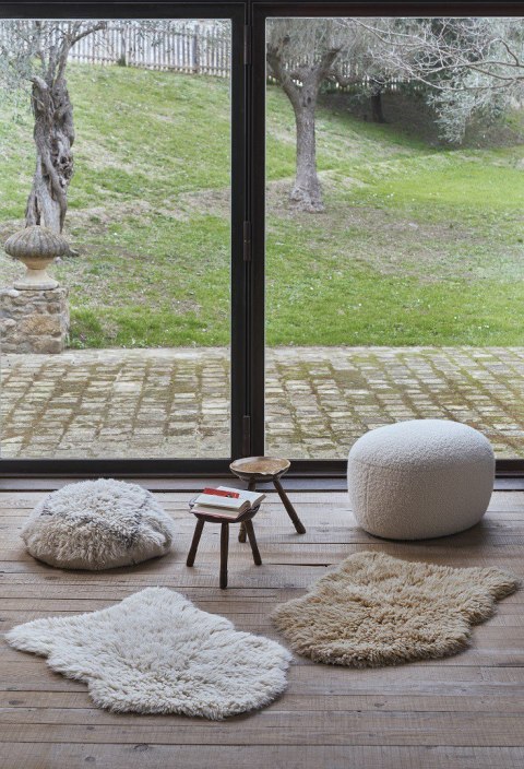 Dywan wełniany Woolly Beige 75x110 cm Lorena Canals Dywan wełniany Woolly Beige 75x110 cm Lorena Canals