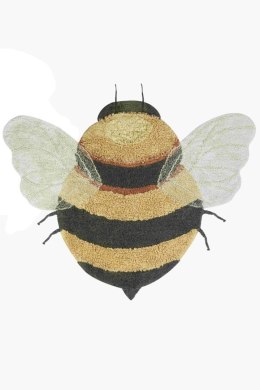 Dywna bawełniany Bee do prania w pralce, Planet Bee, Lorena Canals