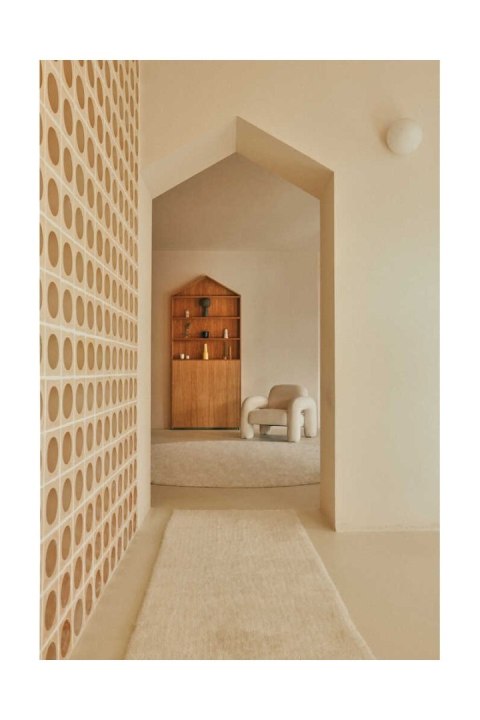 Wełniany dywan Runner Natural, 70 x 200 cm, Lorena Canals Wełniany dywan Runner Natural, 70 x 200 cm, Lorena Canals