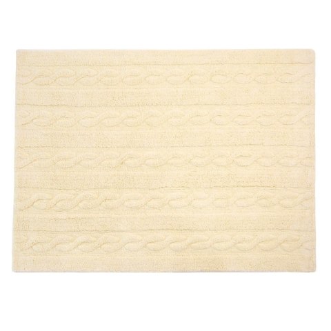 Dywan bawełniany Trenzas Soft Vanilla Small 80x120 cm Lorena Canals