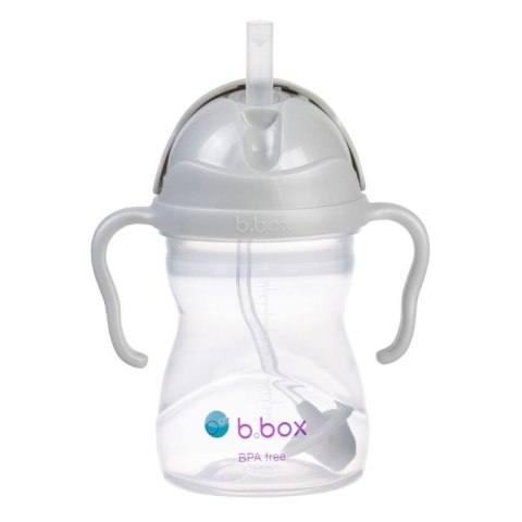 Bidon ze słomką 240ml szary BBOX BBOX Bidon ze słomką 240ml szary BBOX BBOX