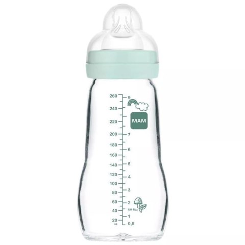 Butelka szklana 260ml boy MAM AKCESORIA MAM AKCESORIA Butelka szklana 260ml boy MAM AKCESORIA MAM AKCESORIA