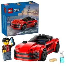 CITY CZERWONY SAMOCHÓD SPORTOW LEGO