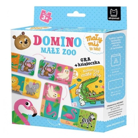 Domino małe zoo gra+książ. AKSJOMAT AKSJOMAT Domino małe zoo gra+książ. AKSJOMAT AKSJOMAT