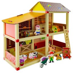 Farma - domek dla lalek EUROBABY ZABAWKI EUROBABY ZABAWKI