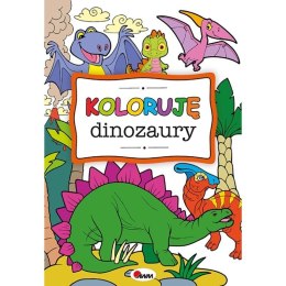 Koloruję dinozaury AWM WYDAWNICTWO AWM WYDAWNICTWO