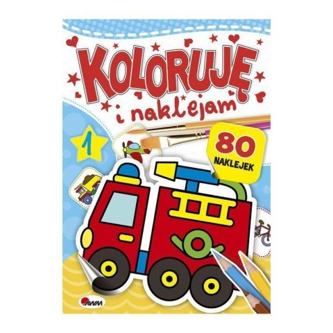 Koloruję i naklejam 1 AWM WYDAWNICTWO AWM WYDAWNICTWO Koloruję i naklejam 1 AWM WYDAWNICTWO AWM WYDAWNICTWO