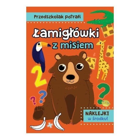 Łamigłowki z misiem AWM WYDAWNICTWO AWM WYDAWNICTWO Łamigłowki z misiem AWM WYDAWNICTWO AWM WYDAWNICTWO