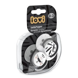 Lovi smoczek sil.0-3 salt&pepp LOVI LOVI