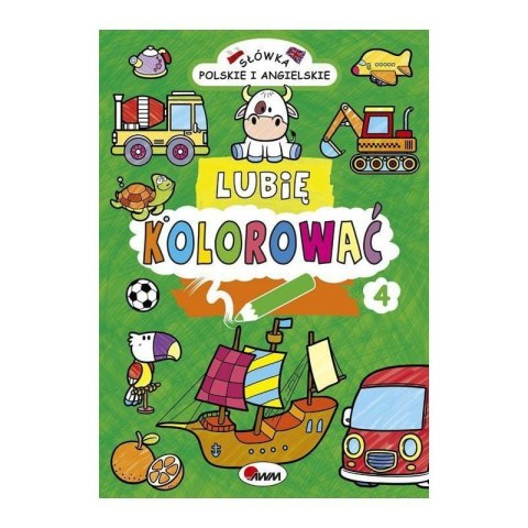Lubie koloworać 4 AWM WYDAWNICTWO AWM WYDAWNICTWO Lubie koloworać 4 AWM WYDAWNICTWO AWM WYDAWNICTWO