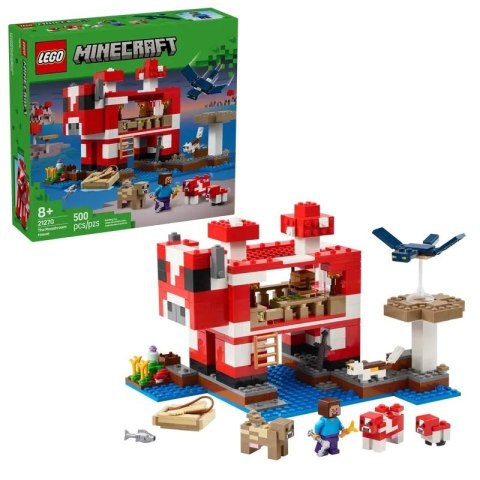 MINECRAFT DOM GRZYBOWEJ KROWY LEGO