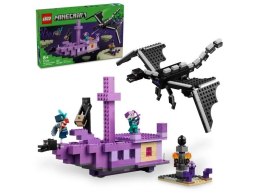MINECRAFT SMOK I STATEK KRESU LEGO