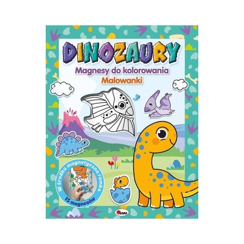 Magnesy do kolor. dinozaury AWM WYDAWNICTWO AWM WYDAWNICTWO Magnesy do kolor. dinozaury AWM WYDAWNICTWO AWM WYDAWNICTWO