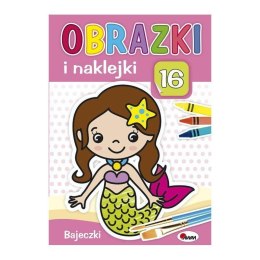 Obrazki i naklejki bajeczki AWM WYDAWNICTWO AWM WYDAWNICTWO