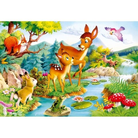Puzzle 120el. little deer CASTOR CASTOR Puzzle 120el. little deer CASTOR CASTOR