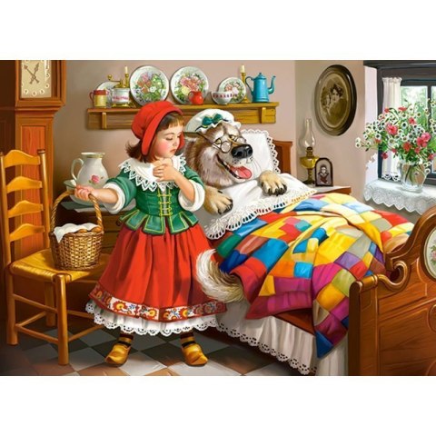 Puzzle 120el. red riding hood CASTOR CASTOR Puzzle 120el. red riding hood CASTOR CASTOR