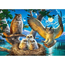 Puzzle 180 el. owl family CASTOR CASTOR