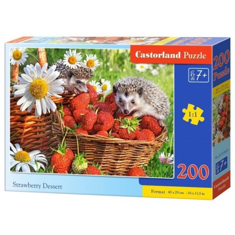 Puzzle 200 strawberry dessert CASTOR CASTOR Puzzle 200 strawberry dessert CASTOR CASTOR