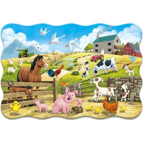 Puzzle 20el.maxi animals farm CASTOR CASTOR Puzzle 20el.maxi animals farm CASTOR CASTOR