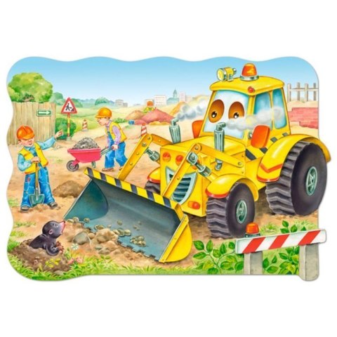 Puzzle 20el.maxi bulldozer CASTOR CASTOR Puzzle 20el.maxi bulldozer CASTOR CASTOR