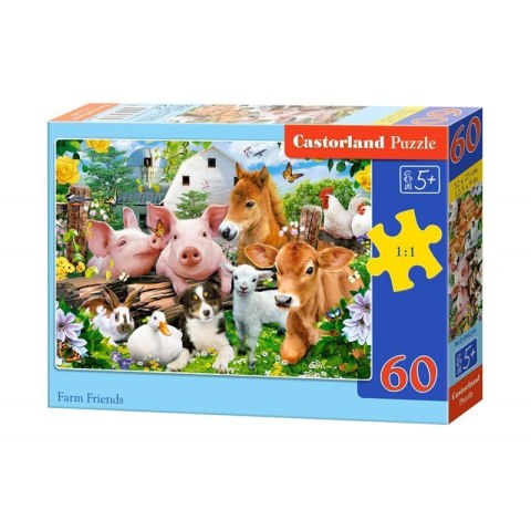 Puzzle 60el. farm friends CASTOR CASTOR Puzzle 60el. farm friends CASTOR CASTOR