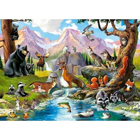 Puzzle 70 forest animals CASTOR CASTOR Puzzle 70 forest animals CASTOR CASTOR