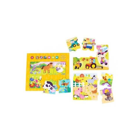 Puzzle dźwięki wokół wieś DUMEL DUMEL Puzzle dźwięki wokół wieś DUMEL DUMEL