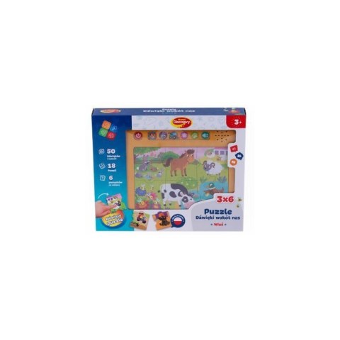 Puzzle dźwięki wokół wieś DUMEL DUMEL Puzzle dźwięki wokół wieś DUMEL DUMEL